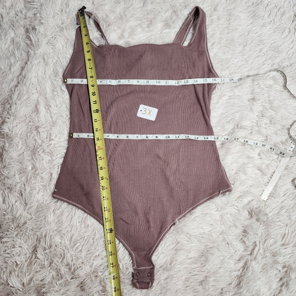 SKIMS COTTON RIB BODYSUIT/ NWT/ UMBER/ XXS,L/XL/3X - Picture 12 of 17